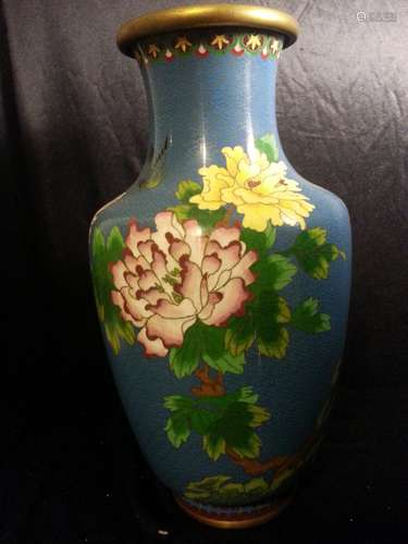 BIG Chinese Cloisonne vase