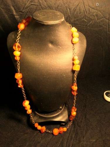 BUTTERSCOTCH AMBER NECKLACE