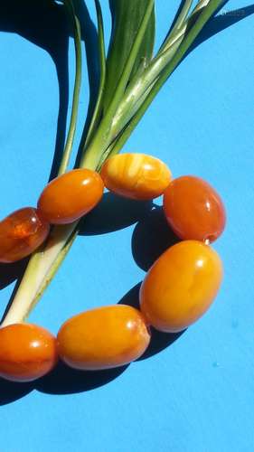 BUTTERSCOTCH AMBER NECKLACE