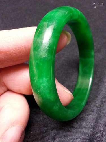 China Jadeite Bangle. Diameter