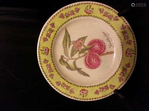 CHINESE PORCELAIN FAMILLE ROSE PLATE