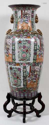 MODERN CHINESE PORCELAIN TALL VASE