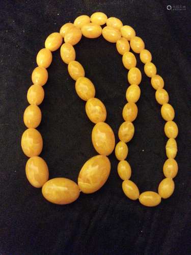 BUTTERSCOTCH AMBER NECKLACE