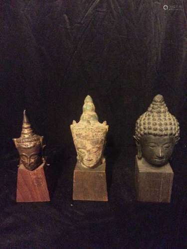 3 ANTIQUE Chinese bronze