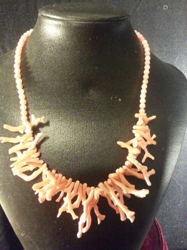 coral necklace