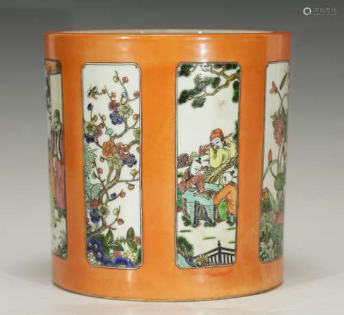 Chinese Porcelain Brush Pot