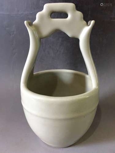 Chinese Celadon Glazed Porcelain Bucket