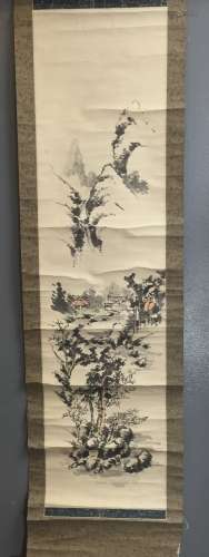 Chinese Antique Ink/Color Scroll Painting