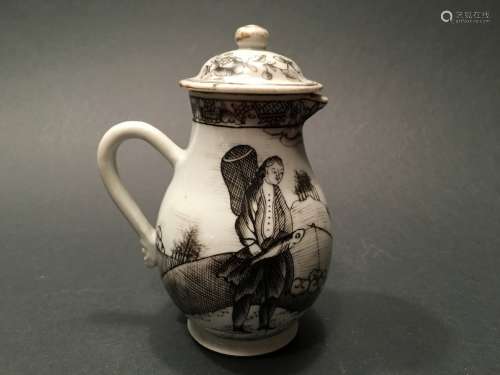 ANTIQUE Chinese Griselle Teapot,  mid 18th C. 6