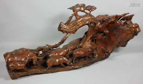 20th C. Chinese Carved Root