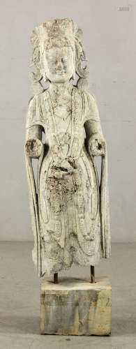 Old Chinese Carved Stone Figure