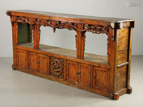 Chinese Style Long Side Cabinet