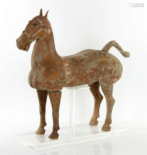 Han Dynasty Pottery War-Horse