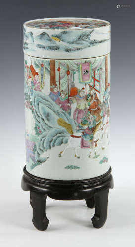 19th C. Chinese Porcelain Covered Jar