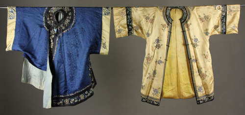 Two Chinese Silk Robes
