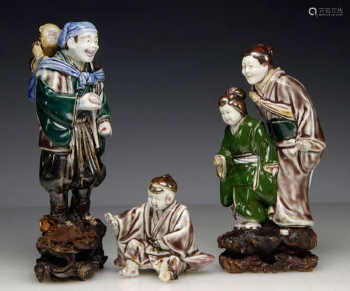 Three Japanese Porcelain Figures