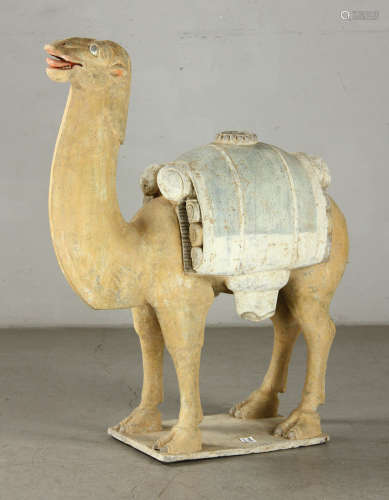 Large Chinese Sui Dynasty Style Pottery Camel