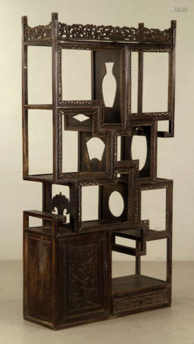 Chinese Antique Teak Wood Cabinet
