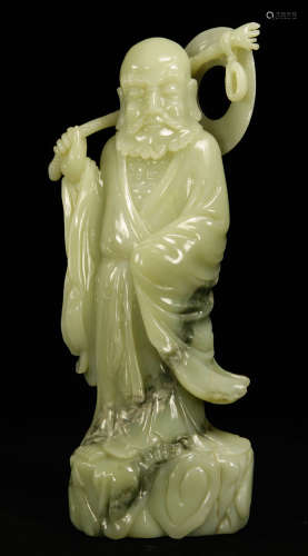 Chinese Jade Figure of Wiseman Confucius