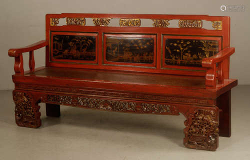 19th C. Chinese Bench