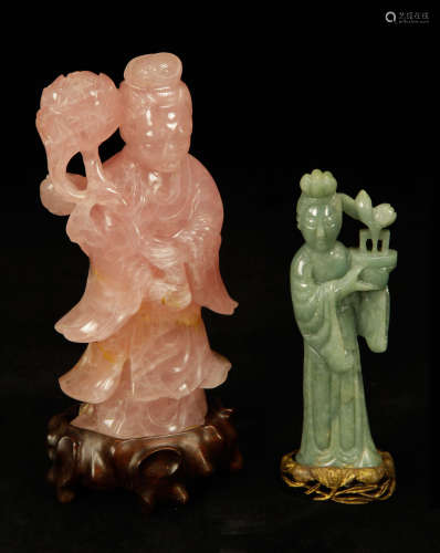 Two 19th C. Chinese Figures
