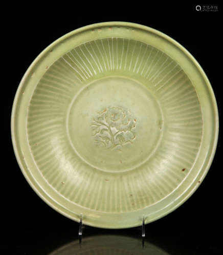Chinese Green Glazed Plate