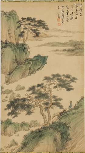 Pu Ru (1895-1963) Landscape