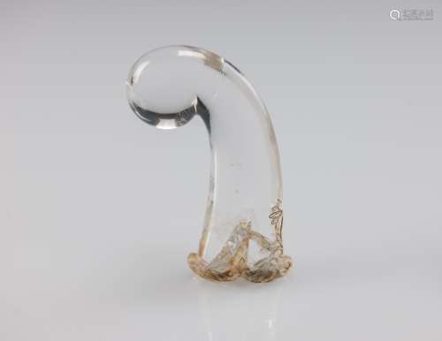 Qing - 18Th Century - A Crystal Handle