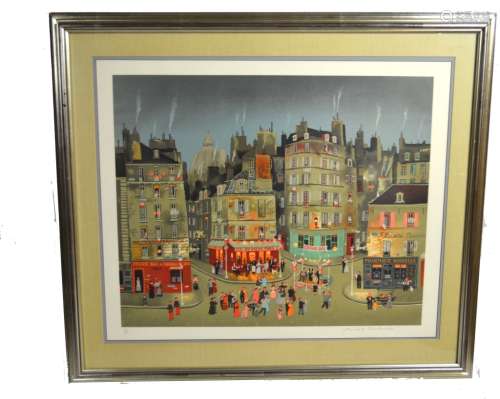 Michel Delacroix Signed Limited Edition Lithograph