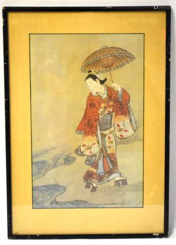Japanese Print with Frame