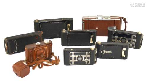 Group of Eight Vintage Cameras
