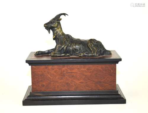 18th Century Bronze Goat