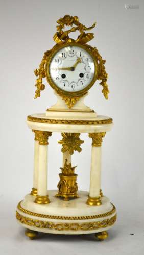 Tiffany &Co.  Bronze & Marble Clock