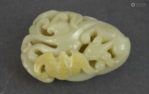 Chinese Carved jade Toggle