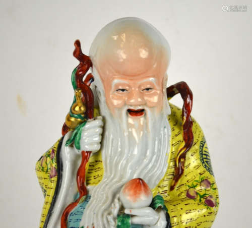 Three Chinese Porcelain Figural