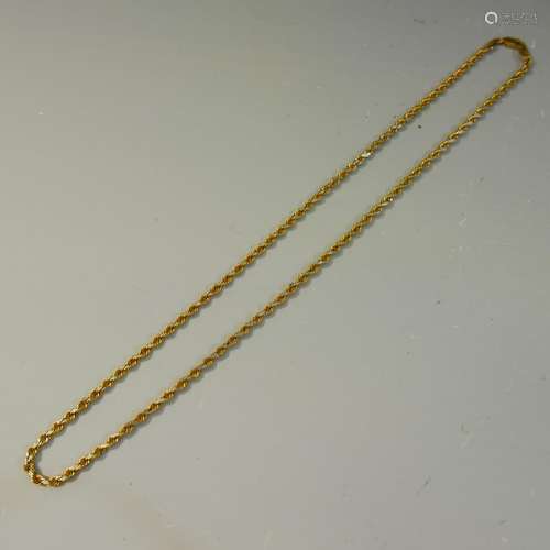 22K GOLD CHAIN NECKLACE - 24 GRAMS