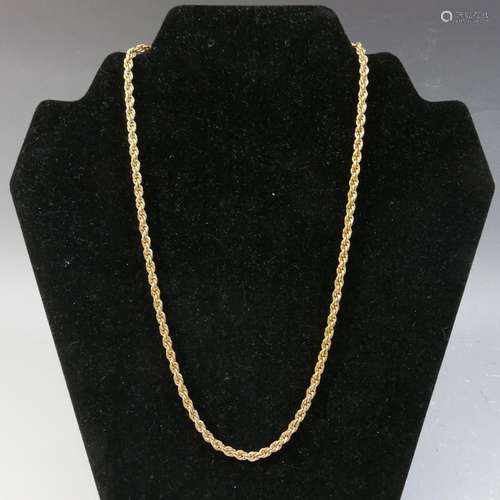 14K GOLD CHAIN NECKLACE - 20 GRAMS