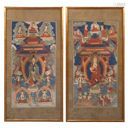 Two Tibetan Thangkas