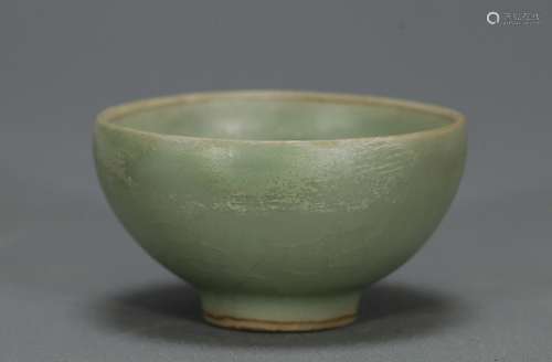 A Rare Small Celadon Guan-Type Bowl