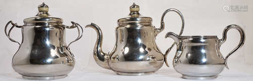 Imperial Russian Silver Coffee Set S.Gubkin