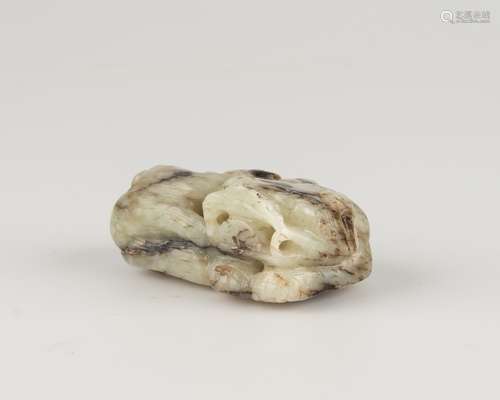 Chinese Grayish Brown Nephrite Carving