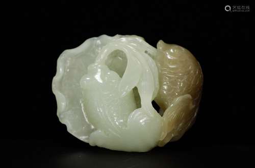 Chinese Reticulated PaleCeladon Nephrite Jade