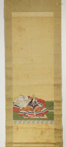 Japanese Scroll Painting - 18th Century