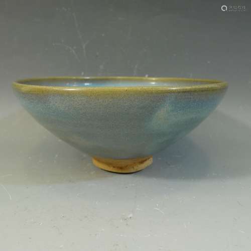 ANTIQUE CHINESE JUN WARE BOWL - YUAN/MING DYNASTY