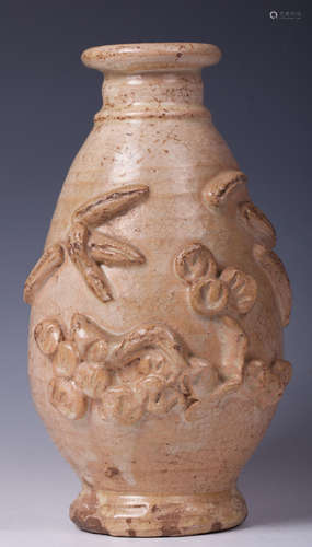 CHINESE CERAMIC POTTERY FLOWER VASE