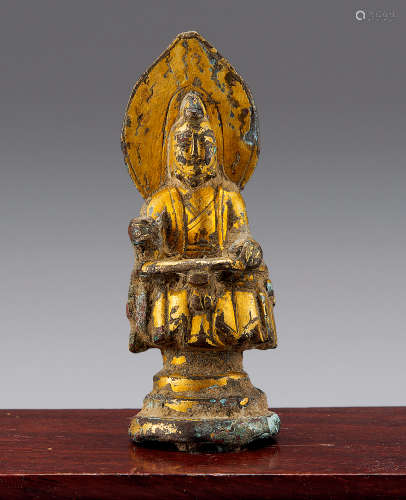 唐 铜鎏金道教文物像