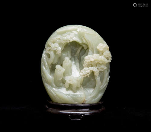 A Chinese Jade Carving (Bought From Sotheby, USA, 2008)