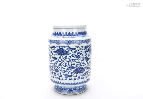 A Chinese Blue And White Vase