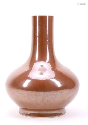 A Chinese Brown Glazed Vase