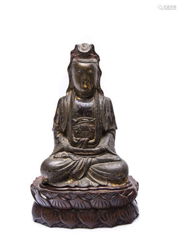 A Chinese Bronze Budda